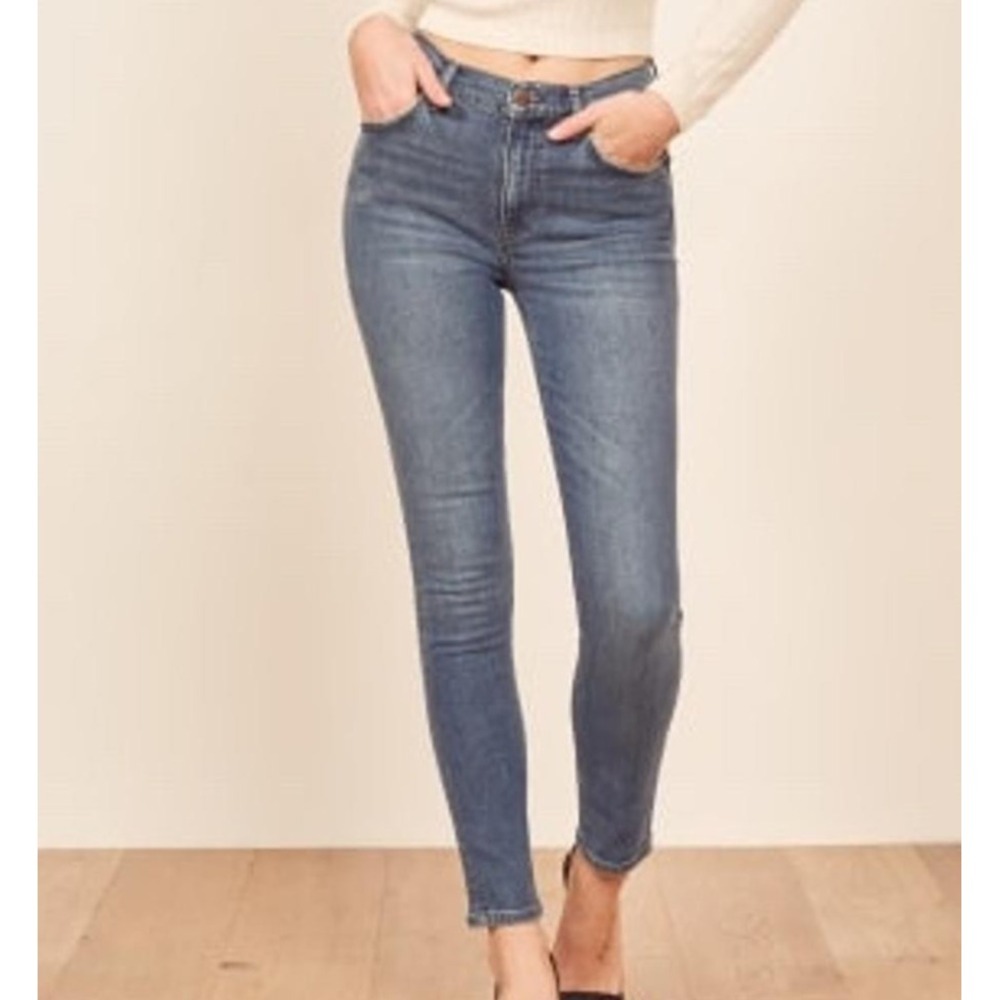 Reformation High & Skinny Womens Jeans Pants Size 25 Ankle Retro High Rise